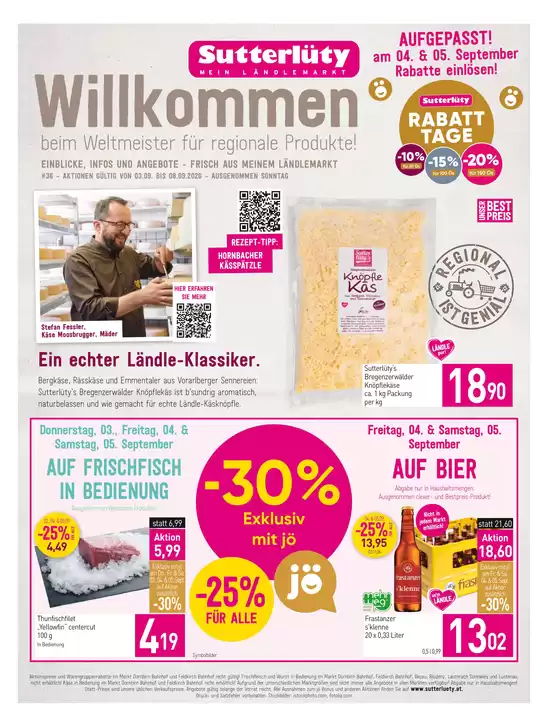 Sutterlüty Katalog | FB KW36 2026 16er A4 WEB | 2026-09-03T00:00:00.000Z - 2026-09-08T00:00:00.000Z