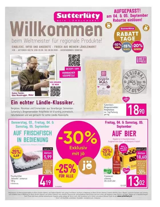 Sutterlüty Katalog | Sutterlüty flugblatt | 2026-09-03T00:00:00.000Z - 2026-09-08T00:00:00.000Z