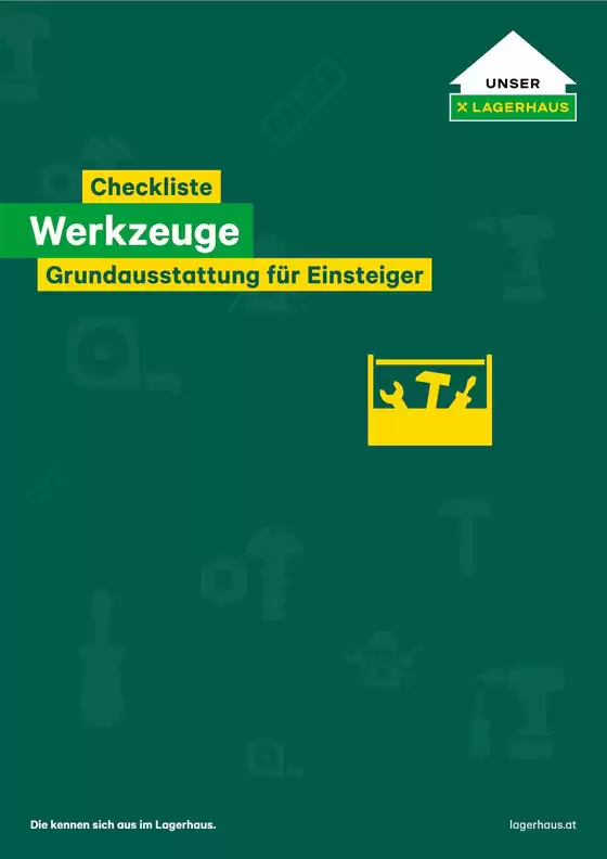 Lagerhaus Flugblatt in Andlersdorf | Checkliste werkzeuge | 2026-09-03T00:00:00.000Z - 2026-09-17T00:00:00.000Z