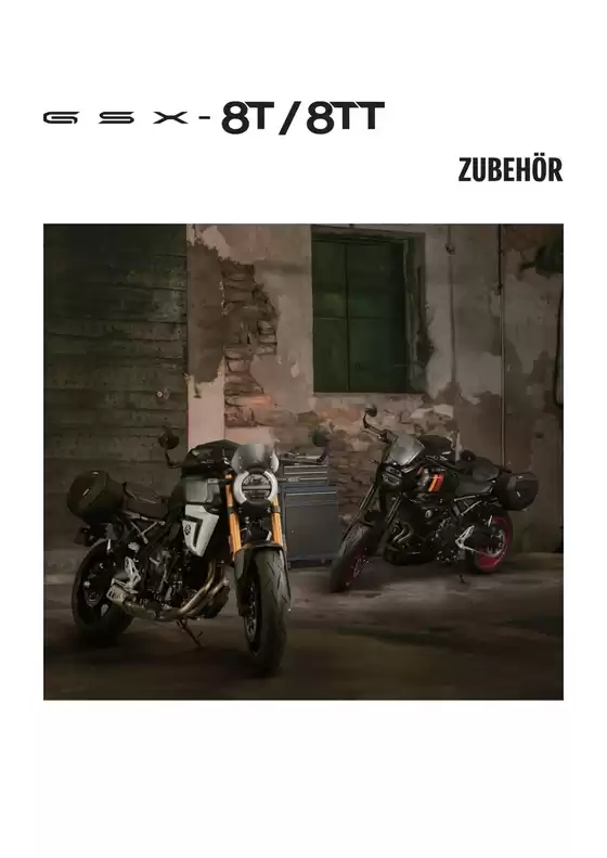 Suzuki Katalog in Gaimberg | GSX-8 T8TT Zubehörprospekt | 2026-09-03T00:00:00.000Z - 2026-09-17T00:00:00.000Z