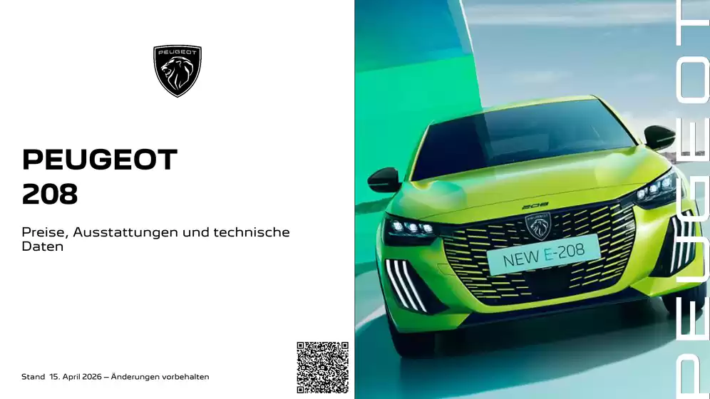 Peugeot Katalog in Gaimberg | Peugeot Elektrisch | 2026-09-03T00:00:00.000Z - 2026-09-17T00:00:00.000Z