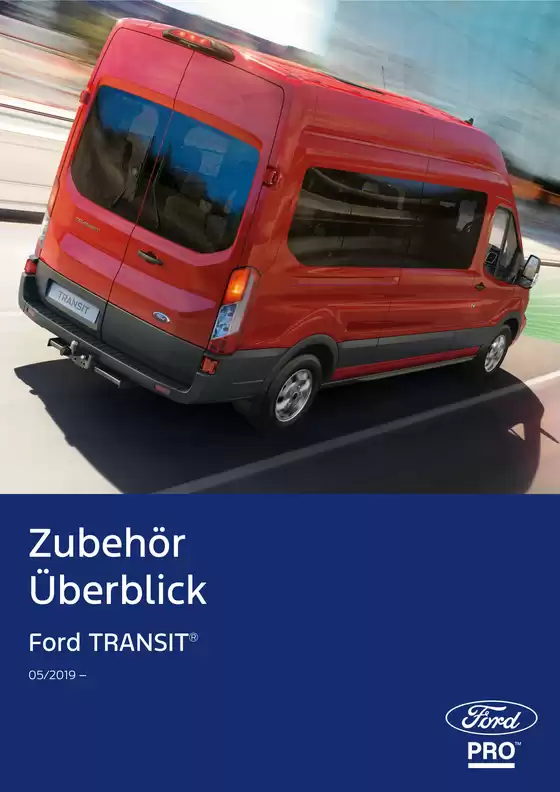 Ford Katalog | Customer Quick Guide AUTDE Ford Transit 05 2019 | 2026-09-07T00:00:00.000Z - 2026-09-21T00:00:00.000Z