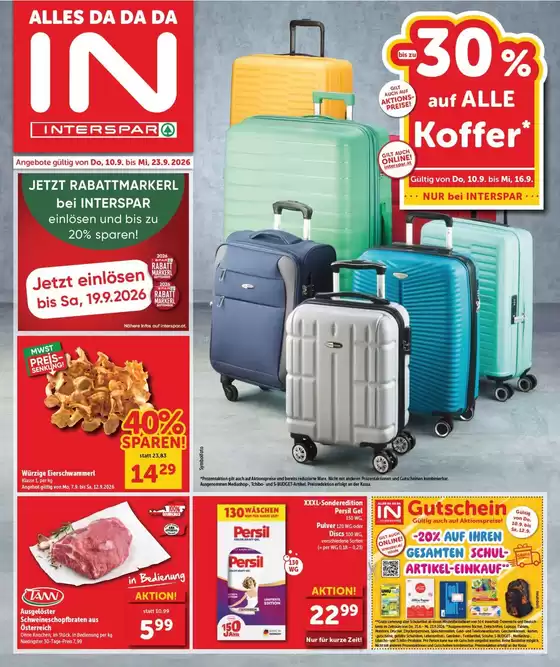 Interspar Katalog | Online-Flugblatt Burgenland Nord KW 37 | 2026-09-10T00:00:00.000Z - 2026-09-23T00:00:00.000Z