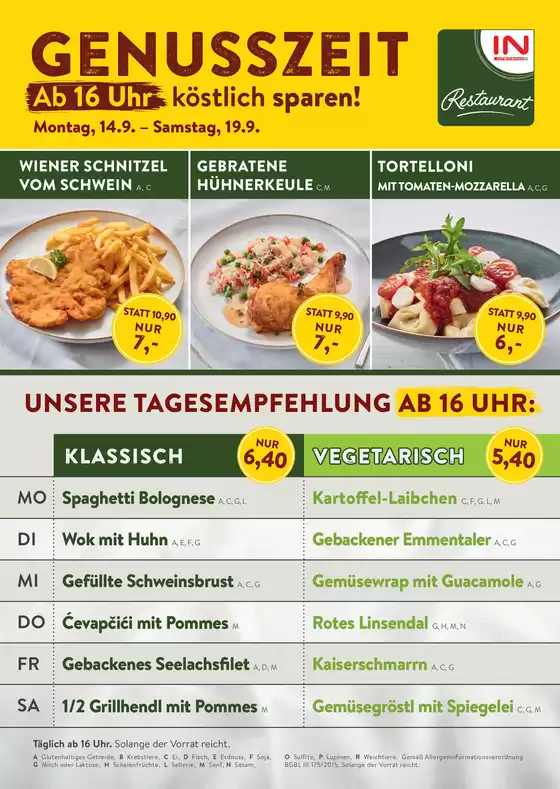 Interspar Restaurant Katalog | Happy hour kw38 | 2026-09-14T00:00:00.000Z - 2026-09-19T00:00:00.000Z