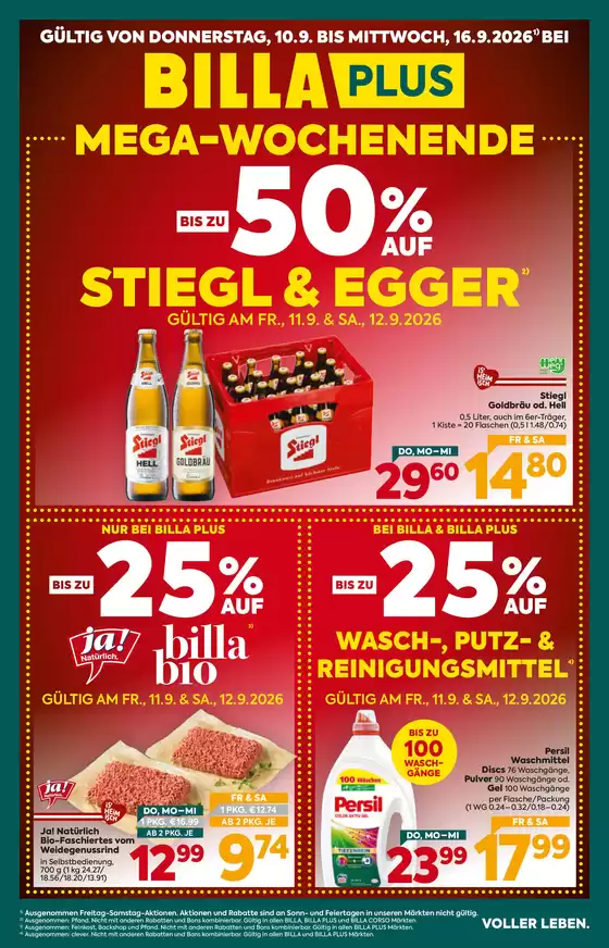 BILLA PLUS Katalog | BILLA PLUS FB KW37 2026 Wien | 2026-09-10T00:00:00.000Z - 2026-09-16T00:00:00.000Z