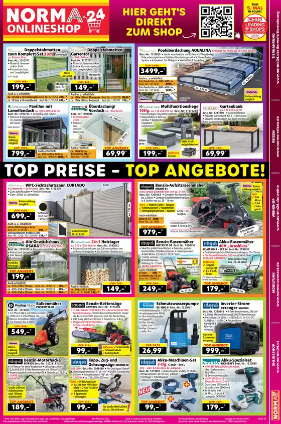 Norma Katalog in Fügenberg | Kw39 2026 NORMA24 Prospektbeilage AT | 2026-09-13T00:00:00.000Z - 2026-09-27T00:00:00.000Z