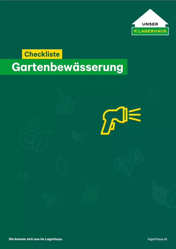 Lagerhaus Katalog in Lienz | Checkliste gartenbewasserung | 2026-09-13T00:00:00.000Z - 2026-09-27T00:00:00.000Z