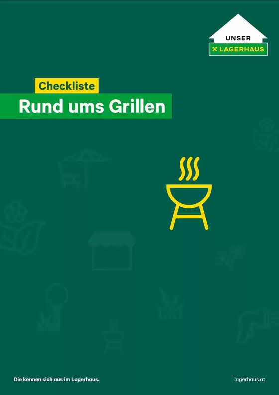 Lagerhaus Katalog in Thüringerberg | Checkliste rund ums grillen | 2026-09-13T00:00:00.000Z - 2026-09-27T00:00:00.000Z