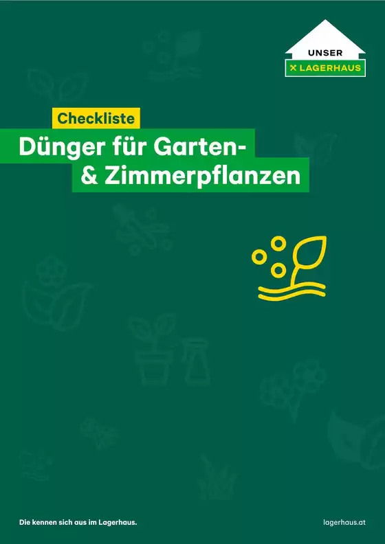 Lagerhaus Katalog in Lienz | Checkliste dunger | 2026-09-13T00:00:00.000Z - 2026-09-27T00:00:00.000Z