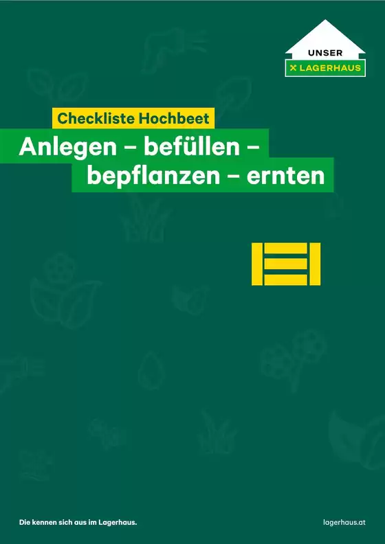Lagerhaus Katalog in Lienz | Checkliste hochbeet | 2026-09-13T00:00:00.000Z - 2026-09-27T00:00:00.000Z