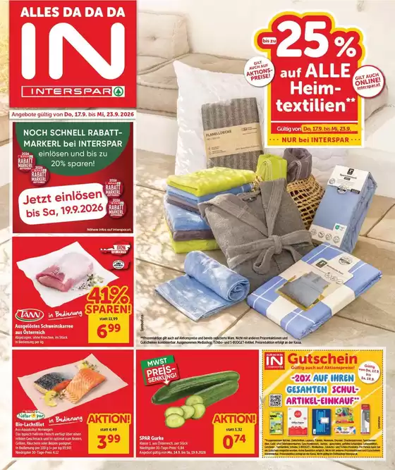Interspar Katalog | Online-Flugblatt Burgenland Nord KW 38 | 2026-09-17T00:00:00.000Z - 2026-09-23T00:00:00.000Z