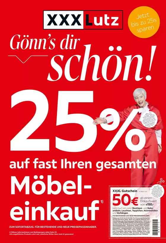 XXXLutz Katalog in Gutenbrunn | Große Auswahl an Angeboten | 2026-09-01T00:00:00.000Z - 2026-09-15T00:00:00.000Z
