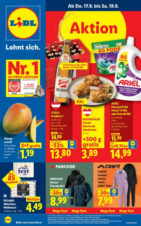 Lidl Flugblatt in Landeck | Flugblatt | 2026-09-17T00:00:00.000Z - 2026-09-23T00:00:00.000Z