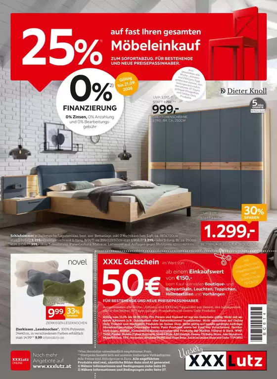 XXXLutz Katalog | Rabatte und Aktionen | 2026-09-01T00:00:00.000Z - 2026-10-06T00:00:00.000Z