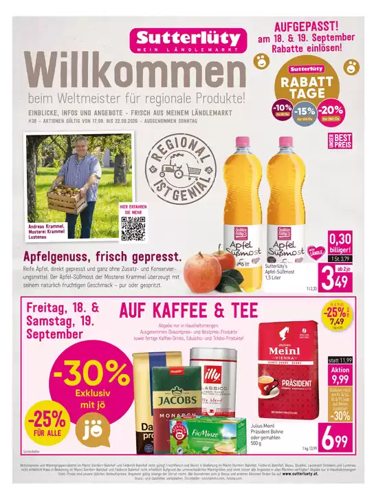 Sutterlüty Flugblatt in Traismauer | FB KW38 2026 16er WEB | 2026-09-17T00:00:00.000Z - 2026-09-22T00:00:00.000Z