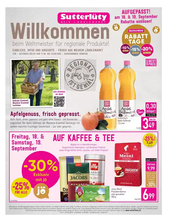 Sutterlüty Katalog | Sutterlüty flugblatt | 2026-09-17T00:00:00.000Z - 2026-09-22T00:00:00.000Z