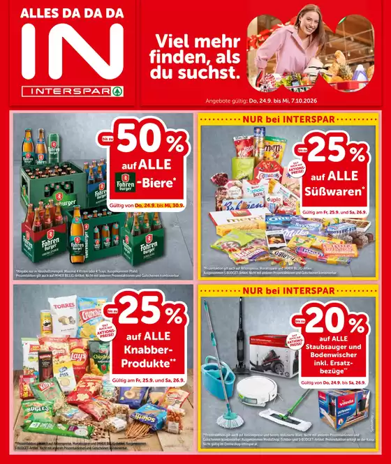 Interspar Flugblatt in Ried im Innkreis | Online-Flugblatt Vorarlberg KW 39 | 2026-09-24T00:00:00.000Z - 2026-10-07T00:00:00.000Z