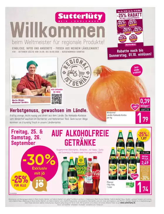 Sutterlüty Katalog | FB KW39 2026 20er A4 WEB | 2026-09-24T00:00:00.000Z - 2026-10-01T00:00:00.000Z