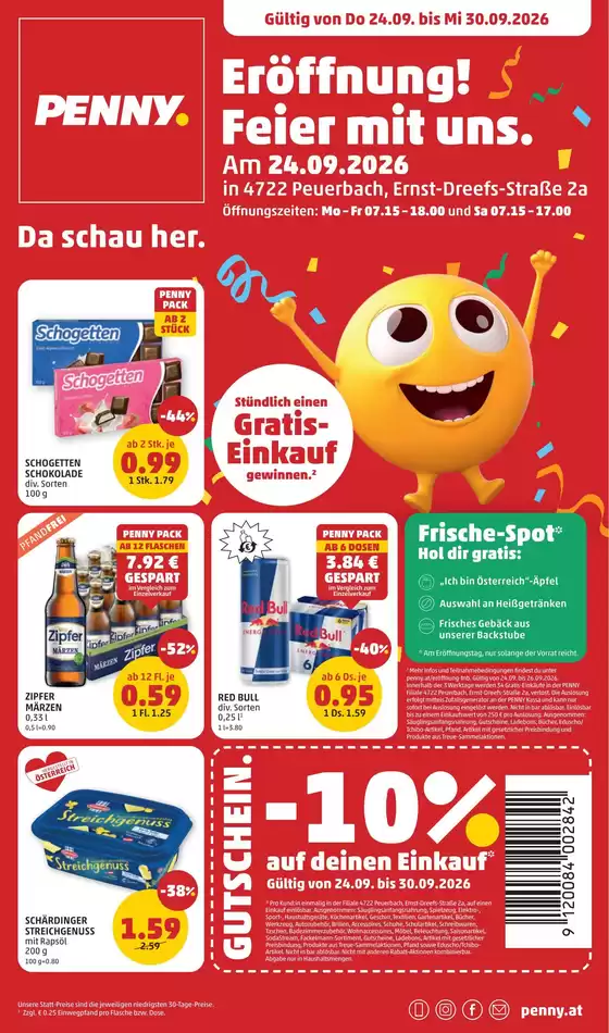 Penny Katalog in Kalwang | Attraktive Sonderangebote für alle | 2026-09-24T00:00:00.000Z - 2026-09-30T00:00:00.000Z