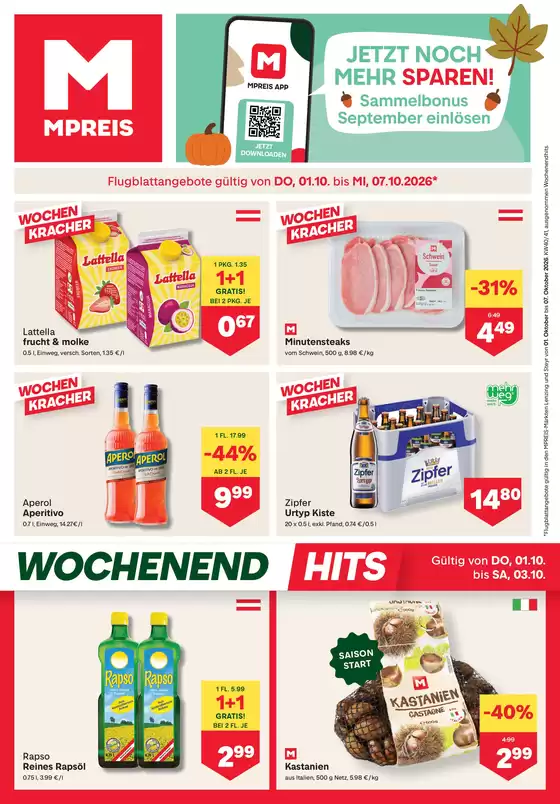 MPreis Katalog | FB KW40 2026 O | 2026-10-01T00:00:00.000Z - 2026-10-07T00:00:00.000Z