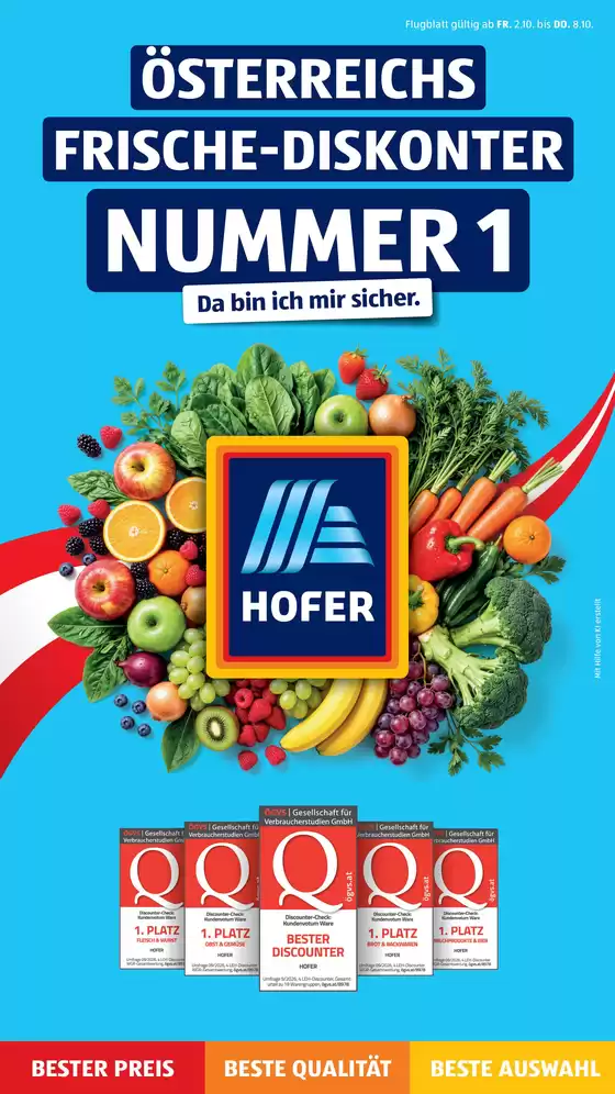 Hofer Katalog | Gültig ab Fr. 2.10. bis Do. 8.10 | 2026-10-02T00:00:00.000Z - 2026-10-08T00:00:00.000Z