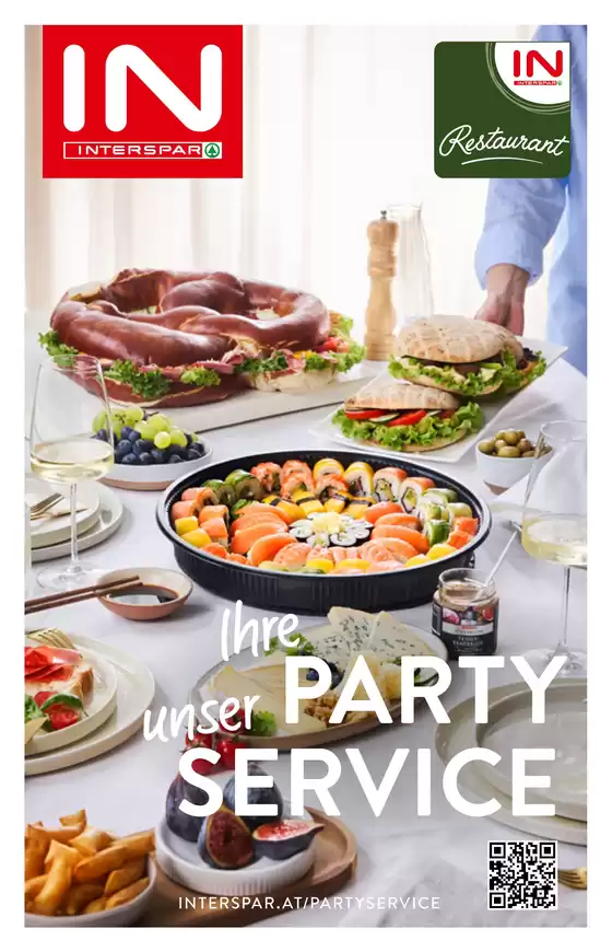 Interspar Flugblatt in Wien | INTERSPAR Partyservice | 2026-09-30T00:00:00.000Z - 2026-10-14T00:00:00.000Z