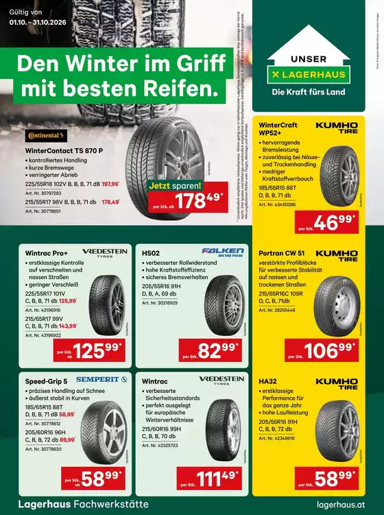 Lagerhaus Graz Land Katalog | Attraktive Angebote entdecken | 2026-10-01T00:00:00.000Z - 2026-10-31T00:00:00.000Z