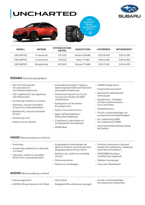 Subaru Flugblatt in Horn | Exklusive Schnäppchen | 2026-10-02T00:00:00.000Z - 2026-10-16T00:00:00.000Z