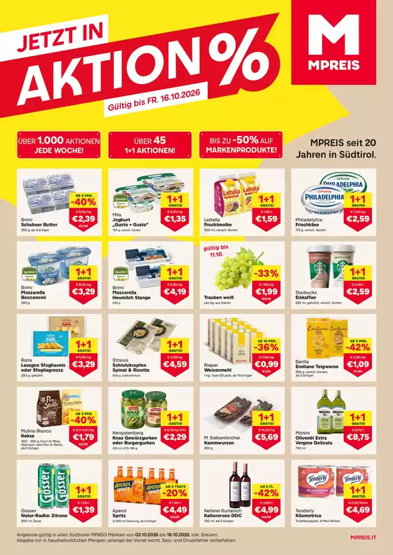 MPreis Katalog in Gablitz | DM KW41 42 2026 Ansicht | 2026-10-02T00:00:00.000Z - 2026-10-15T00:00:00.000Z