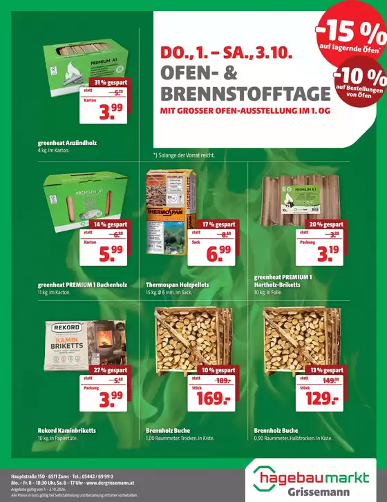 Der Grissemann Katalog in Gablitz | Unsere besten Schnäppchen | 2026-10-01T00:00:00.000Z - 2026-10-03T00:00:00.000Z