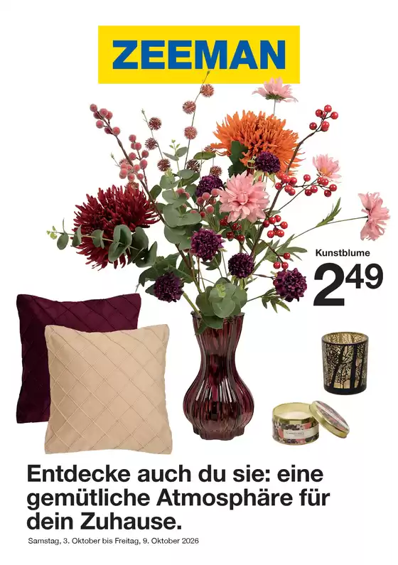 Zeeman Katalog | Zeeman Woche 41 Samstag 3. Oktober bis Freitag 9. Oktober 2026. | 2026-10-03T00:00:00.000Z - 2026-10-09T00:00:00.000Z
