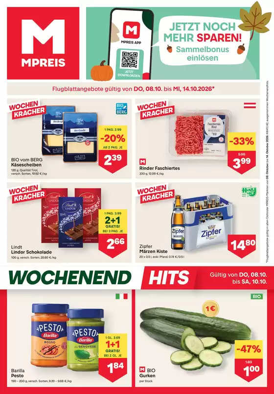 MPreis Katalog | FB KW41 2026 Osttirol | 2026-10-08T00:00:00.000Z - 2026-10-14T00:00:00.000Z
