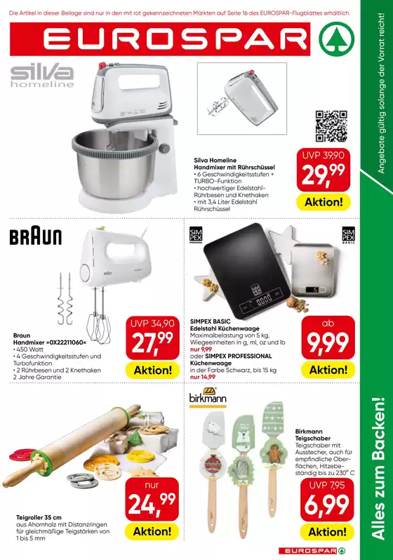 Eurospar Katalog | Alles zum Backen KW 41 | 2026-10-08T00:00:00.000Z - 2026-10-21T00:00:00.000Z