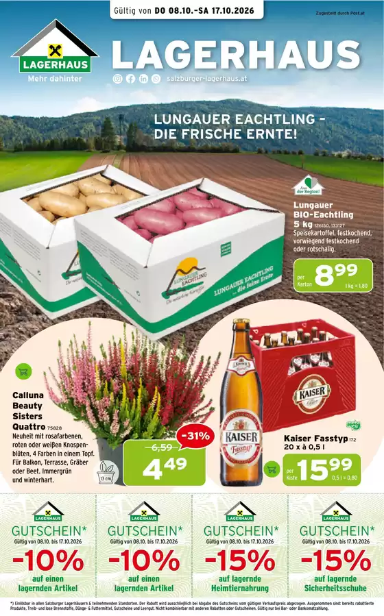 Salzburger Lagerhaus Katalog | Salzburger Lagerhaus flugblatt | 2026-10-08T00:00:00.000Z - 2026-10-17T00:00:00.000Z