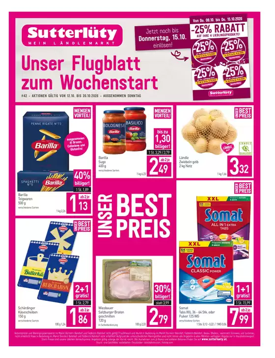 Sutterlüty Katalog in Bruckneudorf | FB KW42 2026 8er A4 WEB | 2026-10-12T00:00:00.000Z - 2026-10-20T00:00:00.000Z