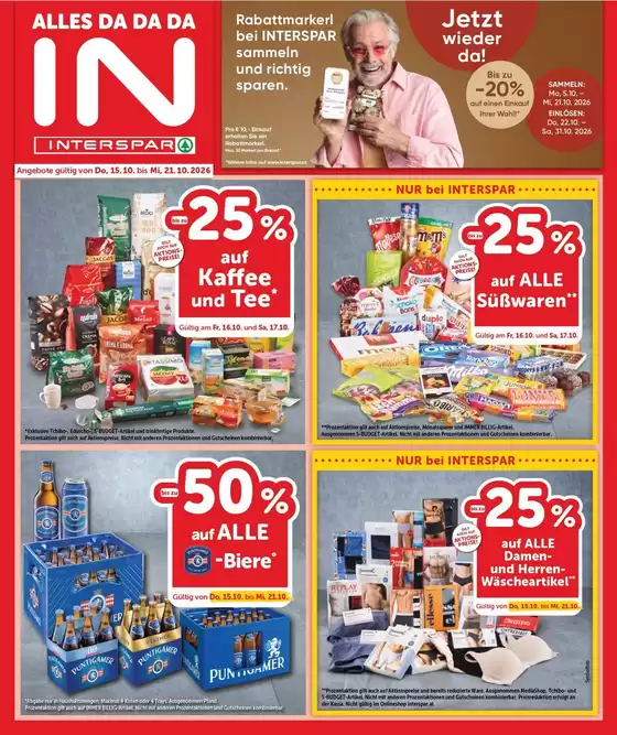 Interspar Katalog | Online-Flugblatt Burgenland Sued KW 42 | 2026-10-15T00:00:00.000Z - 2026-10-21T00:00:00.000Z