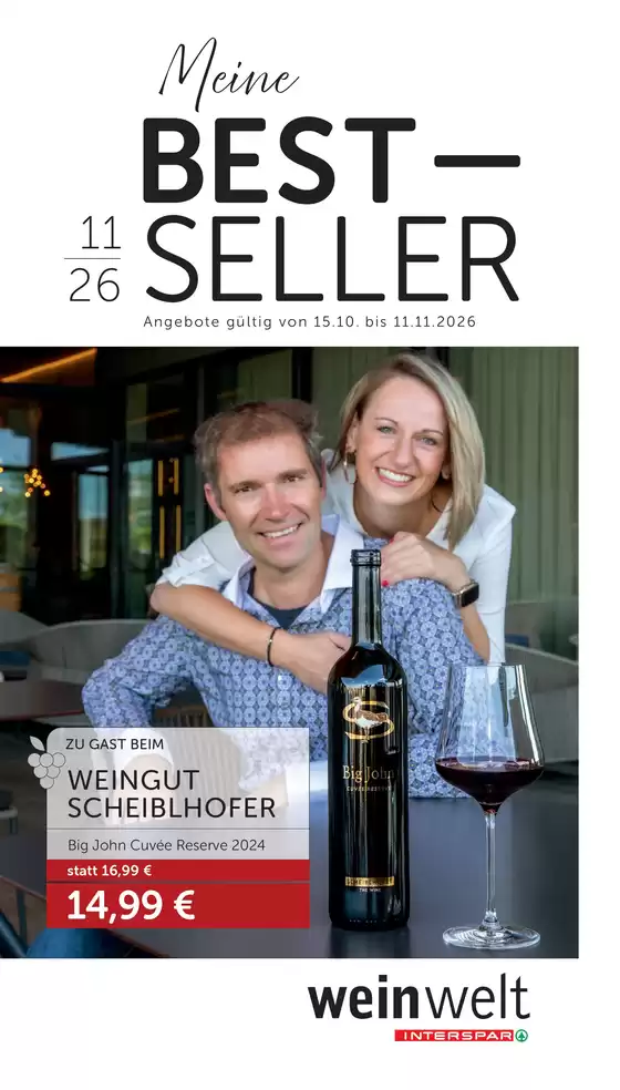Interspar Katalog | weinwelt-bestseller 11-2026 | 2026-10-15T00:00:00.000Z - 2026-11-11T00:00:00.000Z
