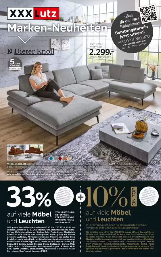 XXXLutz Katalog | Angebote für Schnäppchenjäger | 2026-10-06T00:00:00.000Z - 2026-10-13T00:00:00.000Z