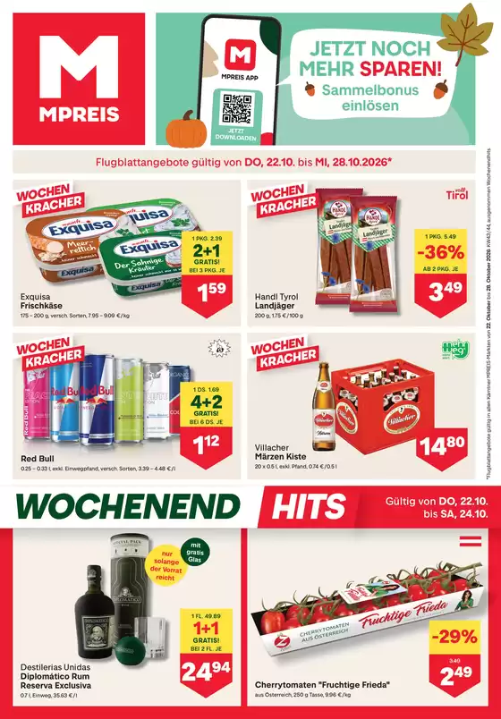 MPreis Katalog | FB KW43 2026 K rnten | 2026-10-22T00:00:00.000Z - 2026-10-28T00:00:00.000Z