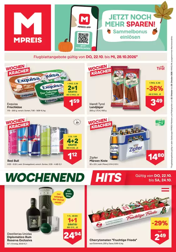 MPreis Katalog | FB KW43 2026 Sbg | 2026-10-22T00:00:00.000Z - 2026-10-28T00:00:00.000Z