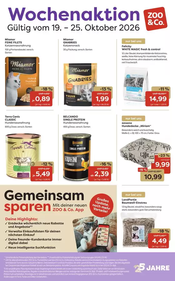 ZOO & Co Katalog | ZOO Co flugblatt | 2026-10-19T00:00:00.000Z - 2026-10-25T00:00:00.000Z