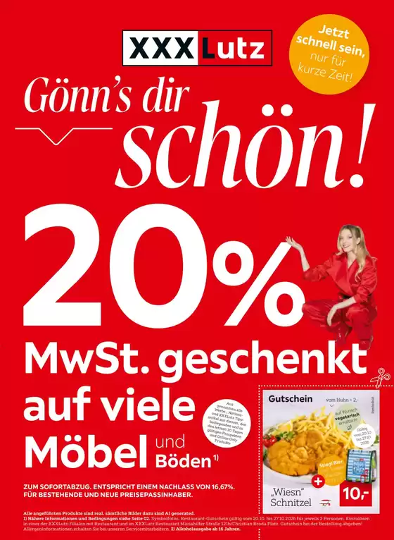 XXXLutz Katalog | Jetzt sparen mit unseren Deals | 2026-10-13T00:00:00.000Z - 2026-10-20T00:00:00.000Z