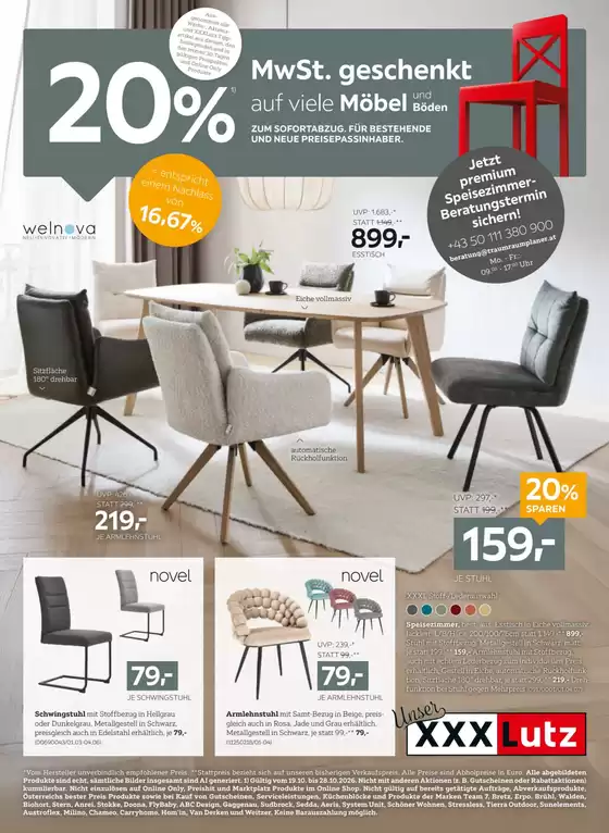 XXXLutz Katalog | Top-Deals für alle Kunden | 2026-10-13T00:00:00.000Z - 2026-10-20T00:00:00.000Z