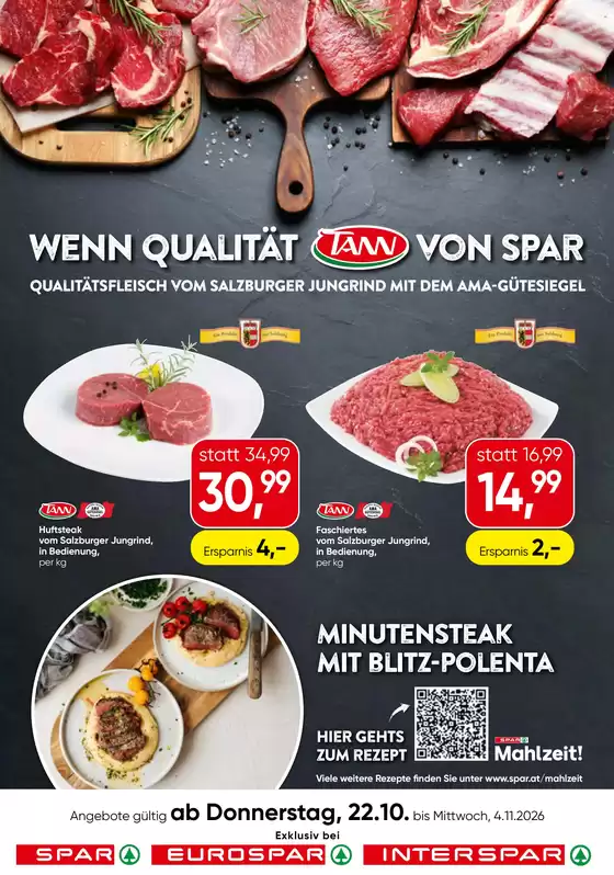 Spar Katalog | 2 TANN KW 43 Salzburg | 2026-10-22T00:00:00.000Z - 2026-11-04T00:00:00.000Z