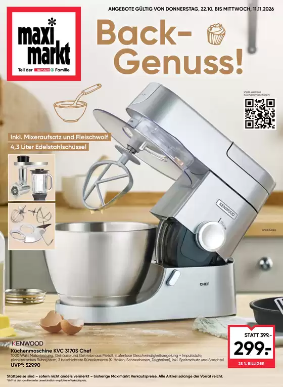 Maximarkt Katalog | Beilage KW 43-45 | 2026-10-22T00:00:00.000Z - 2026-11-11T00:00:00.000Z