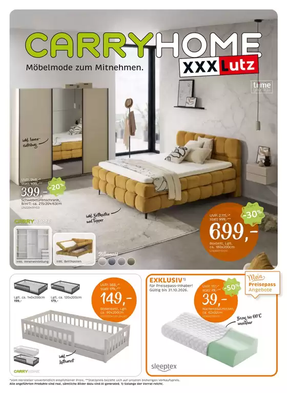 XXXLutz Katalog | Tolle Rabatte auf ausgewählte Produkte | 2026-10-20T00:00:00.000Z - 2026-10-27T00:00:00.000Z