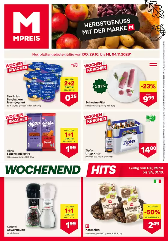 MPreis Katalog | FB KW44 2026 Ober sterreich HR | 2026-10-29T00:00:00.000Z - 2026-11-04T00:00:00.000Z