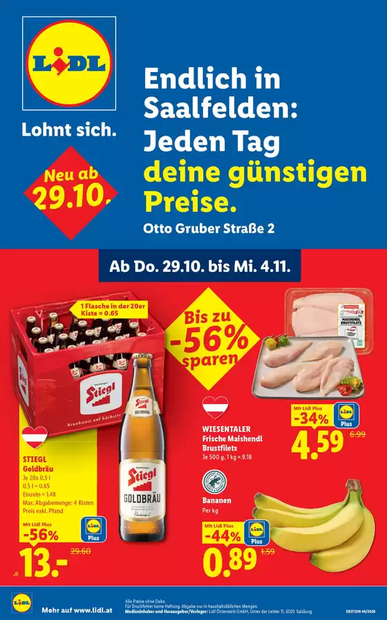 Lidl Katalog in Mureck | Lohnt sich. | 2026-10-29T00:00:00.000Z - 2026-11-04T00:00:00.000Z