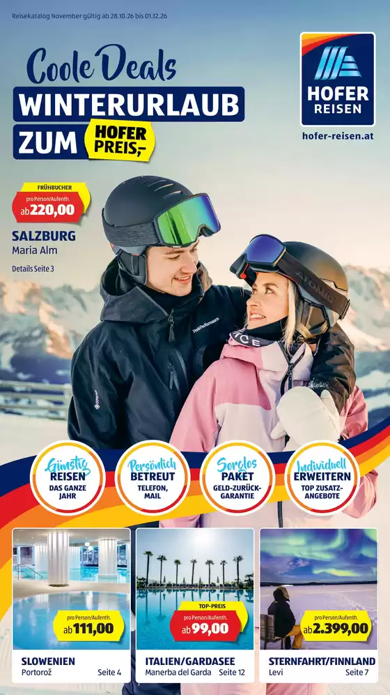 Hofer Katalog | Gültig ab Mi. 28.10. bis Di. 1.12. | 2026-10-28T00:00:00.000Z - 2026-12-01T00:00:00.000Z