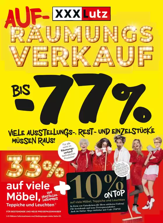 XXXLutz flugblatt